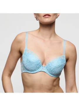 Marie Jo Jane Milky Blue Push Up Bra with Removable Pads